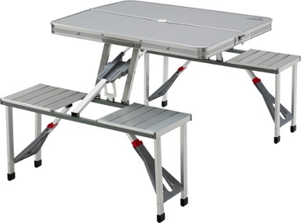 Mountain Summit Gear Aluminum Folding Picnic Table 0