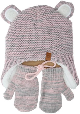 Madison Earflap Beanie and Mittens Set - Toddlers'/Kids'