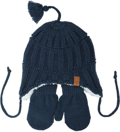 Huck Earflap Beanie and Mittens Set - Toddlers'/Kids'