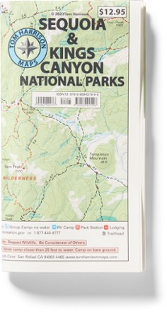 Sequoia and Kings Canyon National Parks Map