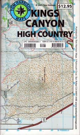 Kings Canyon High Country Map