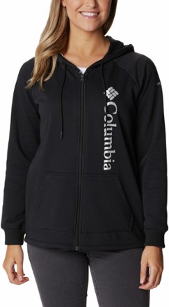 Logo French Terry Full-Zip Hoodie - Women's