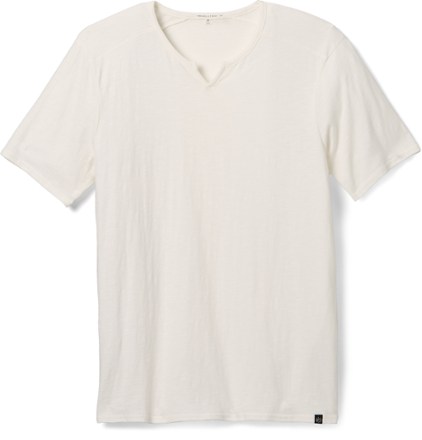 Notched Slub Cotton T-Shirt - Men's