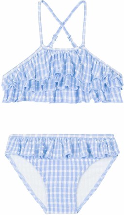 Prairie Daze Frill Tank Swimsuit Set - Girls'