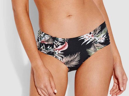 Ocean Alley Wide-Side Retro Hipster Swimsuit Bottoms - Women's