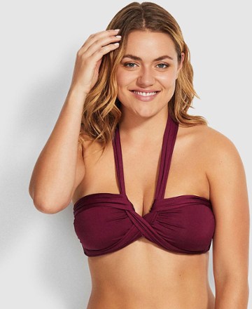 Seafolly Halter Bandeau Swimsuit Top - Women's 0