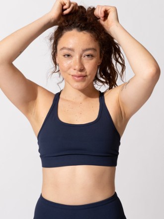 Lotus Sports Bra - Raw Denim