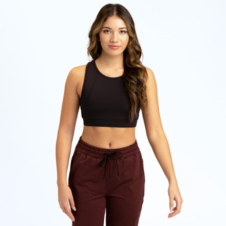 Eva Crossover Mesh Sports Bra