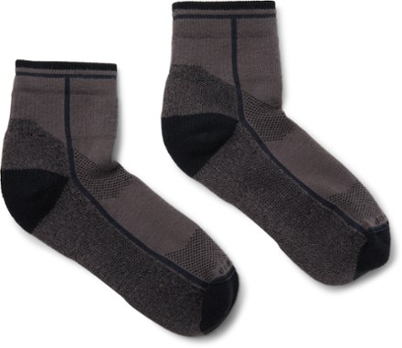 COOLMAX EcoMade Lightweight Tech Hiking Quarter Socks