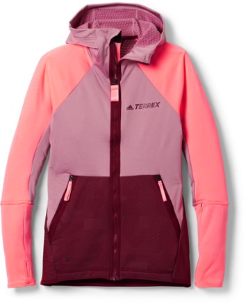 adidas Terrex Tech Flooce Hooded Hiking Fleece Jacket - Women's | REI Co-op