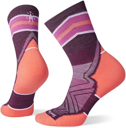 Performance Run Targeted Cushion Mid Crew Socks - Women's