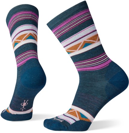 Everyday Zig Zag Valley Crew Socks - Women's