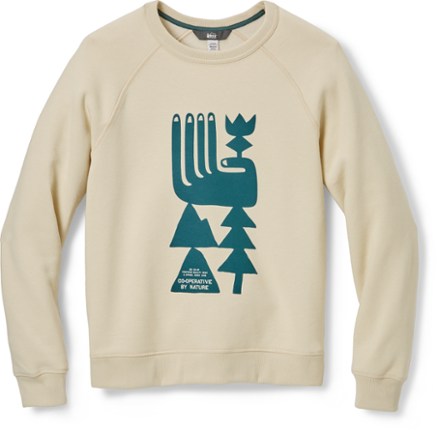 Connected Graphic Crewneck Sweatshirt