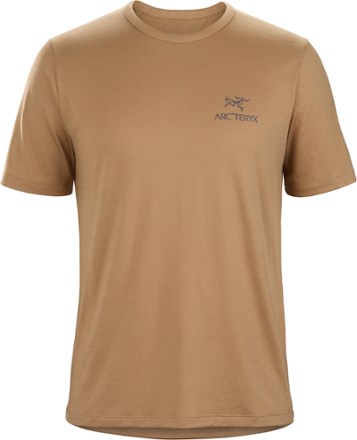 Arc'Logo Emblem Wool T-Shirt - Men's