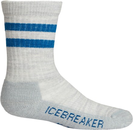 Icebreaker Hike Light Crew Macro Stripe Socks - Kids' 0