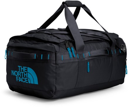 The North Face Base Camp Voyager Duffel 62L Agave Green/Tnf Black Duffels :  Snowleader