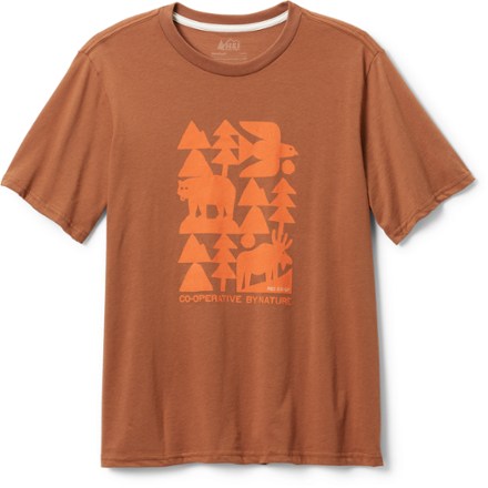 Connected Red Graphic T-Shirt