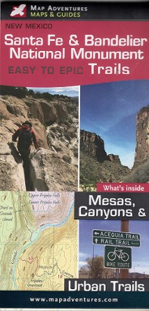 Santa Fe & Bandelier National Monument Trails Map