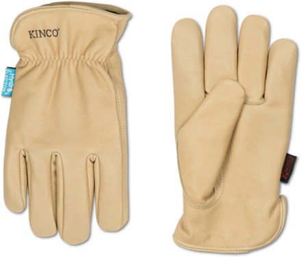 Hydroflector Lined Water-Resistant Grain Cowhide Driver Gloves