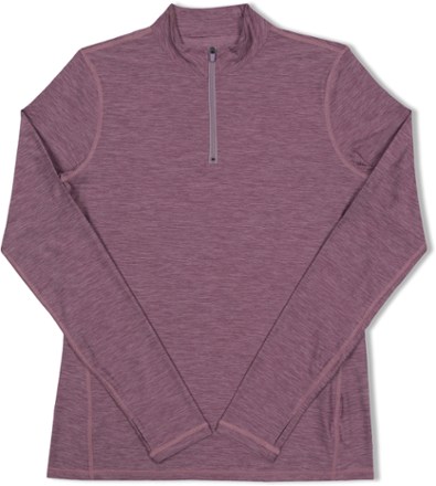 Keva Quarter-Zip Mock-Neck Base Layer Top - Women's