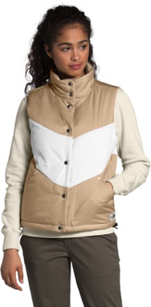 Sylvester Insulated Vest - Hawthorne Khaki/Vintage White - Women's