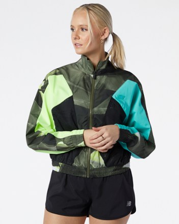 Achiever Printed Woven Jacket - Women's