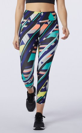 Printed Impact Run Crop Tights - Women's