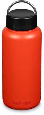 Recycled Stainless-Steel Water Bottle with Loop Cap - 40 fl. oz.