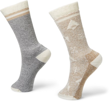 Norseland Merino Wool Crew Socks - Desert Sand - Men's - 2 Pairs