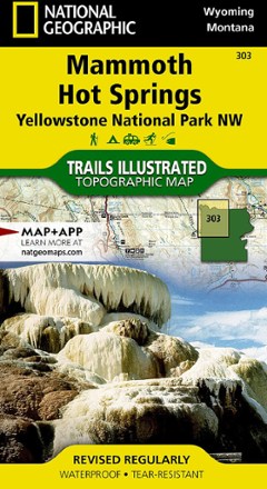 Yellowstone National Park NW: Mammoth Hot Springs Topographic Map