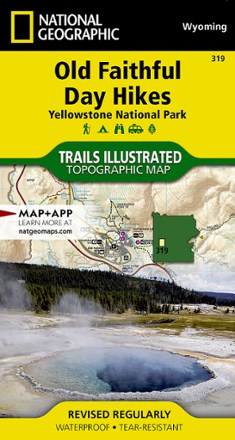 Yellowstone National Park: Old Faithful Day Hikes Topographic Map