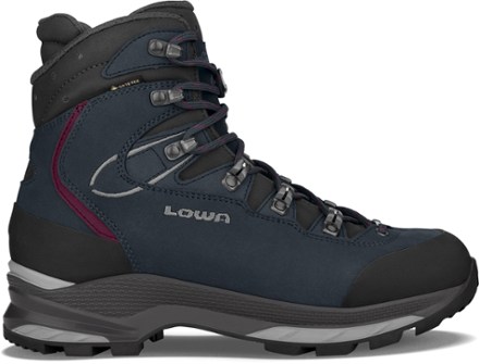 Below is the newest version of Lowa Mauria EVO GTX Hiking Boots - Navy/Berry - Women's