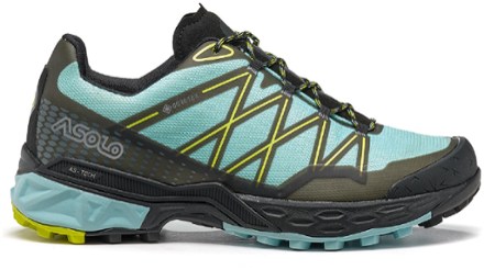 Below is the newest version of Asolo Tahoe GTX Hiking Shoes - Black/Celadon - Women's