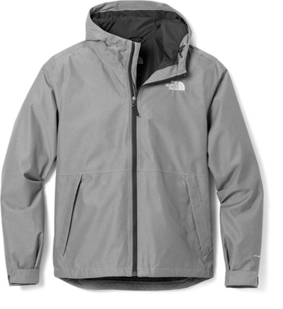 The North Face MILLERTON Rain Jacket with Half Dome Back Print in Black