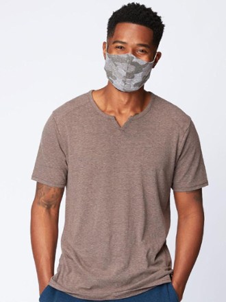 Heather Notch Neck T-Shirt - Men's