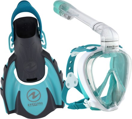 Smart Snorkel Full Face Mask System Snorkeling Set
