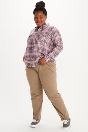 Bridget Long-Sleeve Flannel Shirt - Women's Plus Sizes