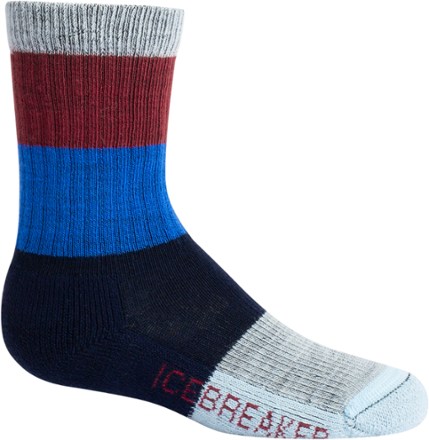 Merino Hike Light Crew Macro Stripe Socks - Kids'
