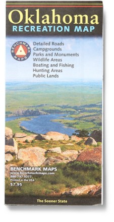 Below is the newest version of Benchmark Maps Oklahoma Recreation Map