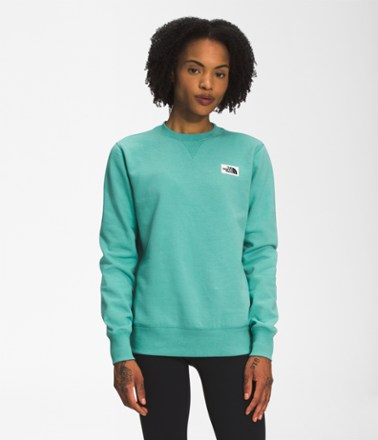 The north face women's heritage crew neck sweatshirt cheap