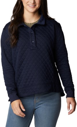 Lodge Quilted Polo Sweatshirt - Women's