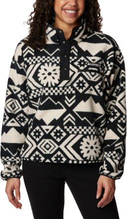 Columbia Helvetia Cropped Half-Snap Fleece Pullover - Women's 0
