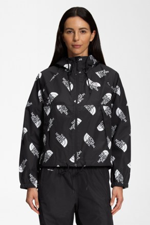 Printed Antora Rain Hoodie - Women's