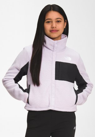 Fleece Mashup Jacket - Girls' - Lavender Fog