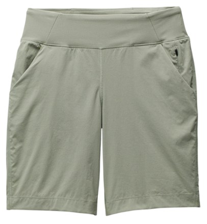 PrAna Women's Koen Flat Front Shorts - Comfortable Knit Waistband With Drawcord