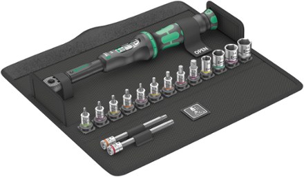 Wera 16-Piece Bicycle Torque Wrench Set - 2.5 to 25 Nm