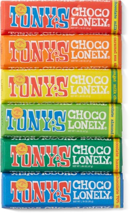 Chocolate Bars Rainbow Tasting Pack - Package of 6