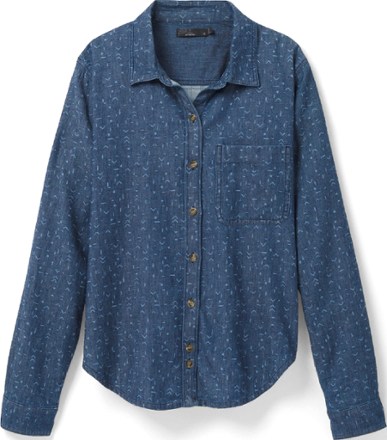 Washed Out Denim Shirt - Women's