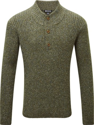 Ranga Button Mock-Neck Sweater - Men's