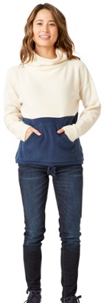 Rowayton Colorblock Cowl-Neck Sweater - Women's